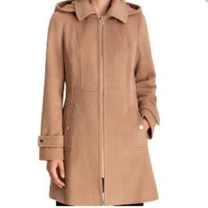 Michael Kors camel colored pea coat
